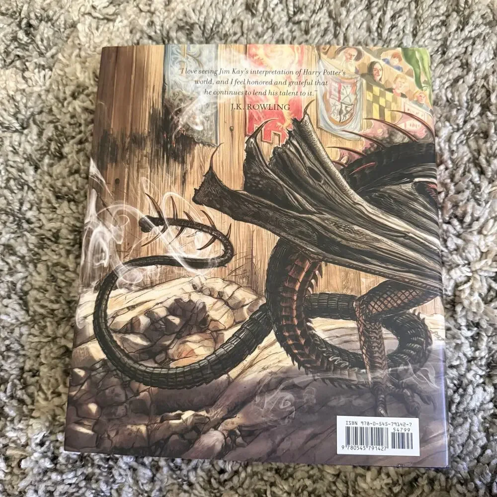 Harry Potter Goblet of Fire Hardcover Illustrated Oversized J.K. Rowling Jim Kay